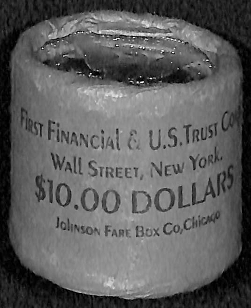  $10 BU Roll of Uncirculated Silver Morgan Dollars w/ End Roll CC (Carson City)